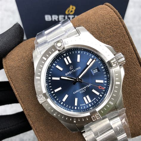 breitling colt automatic release date|breitling colt automatic 44mm blue.